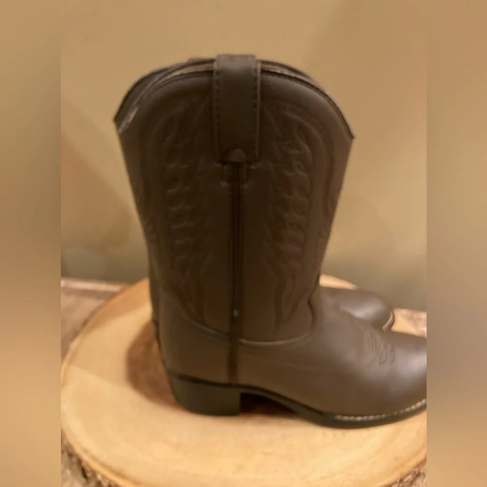 Durango Eagle‎ Western Cowboy Boots BT804 Kid's Size 2D US Color Tan Brown